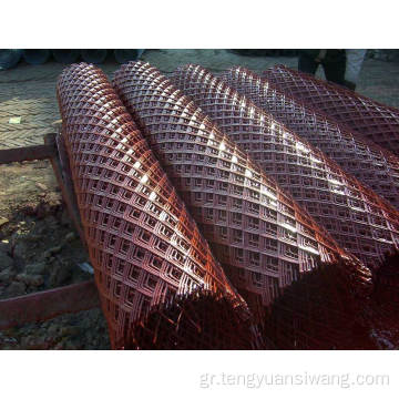 Hot Dip Galvanized Diamond Mesh, βαρύ πλέγμα χάλυβα